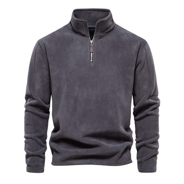 Milano | warm casual sweatshirt in de kleur Grijs voor heren in Casual stijl ideaal voor de herfst.