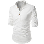 Milo | T-shirt voor heren in de kleur Wit voor heren in stijl ideaal voor de herfst.