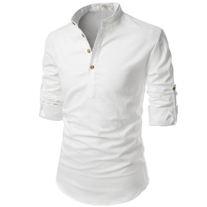 Milo | T-shirt voor heren in de kleur Wit voor heren in stijl ideaal voor de herfst.