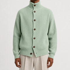 Cardigan met roll neck