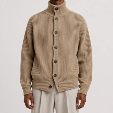 Cardigan met roll neck