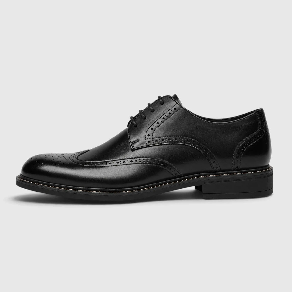 Derby schoenen met brogue details