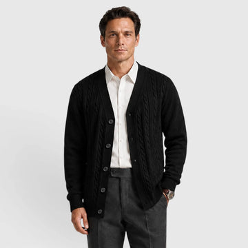 Cardigan met kabelpatroon