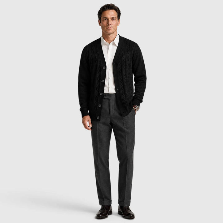 Cardigan met kabelpatroon