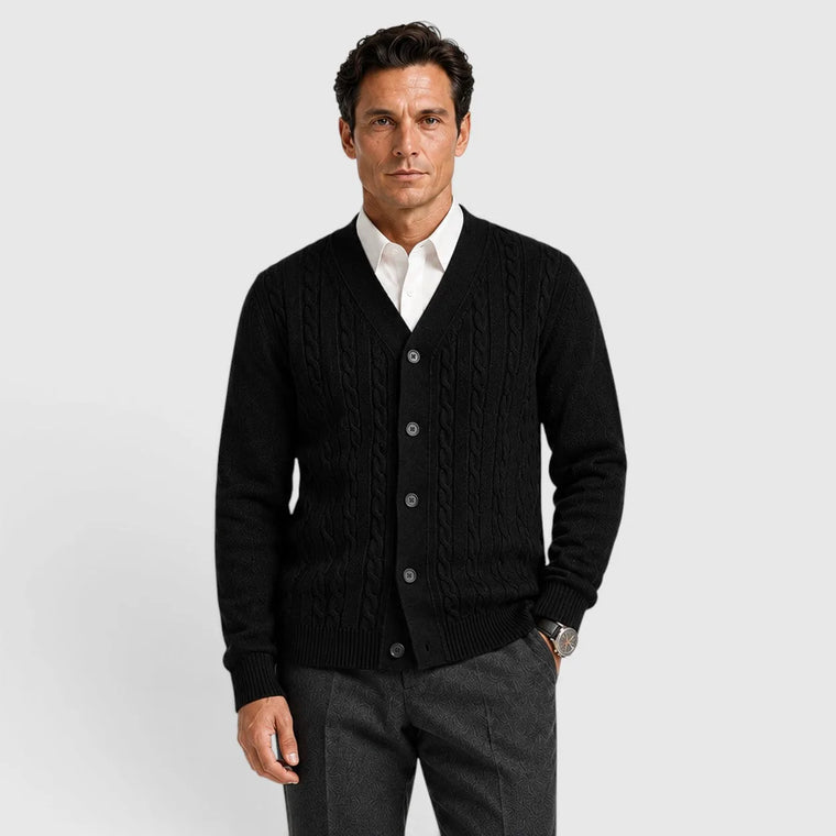 Cardigan met kabelpatroon
