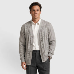 Cardigan met kabelpatroon