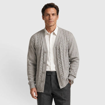 Cardigan met kabelpatroon