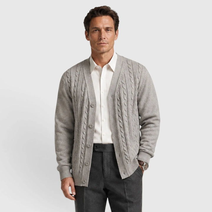 Cardigan met kabelpatroon