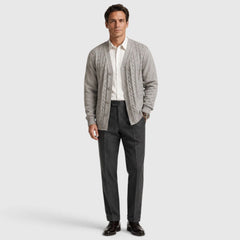 Cardigan met kabelpatroon
