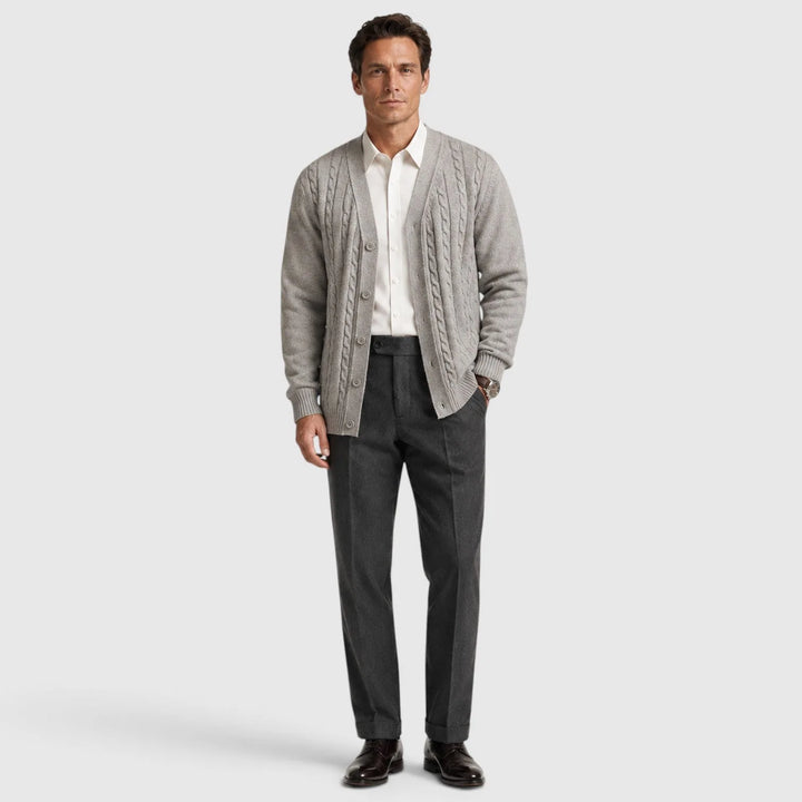 Cardigan met kabelpatroon