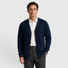 Cardigan met kabelpatroon