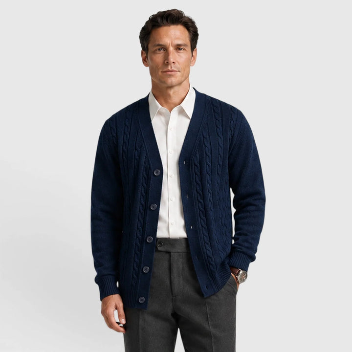 Cardigan met kabelpatroon