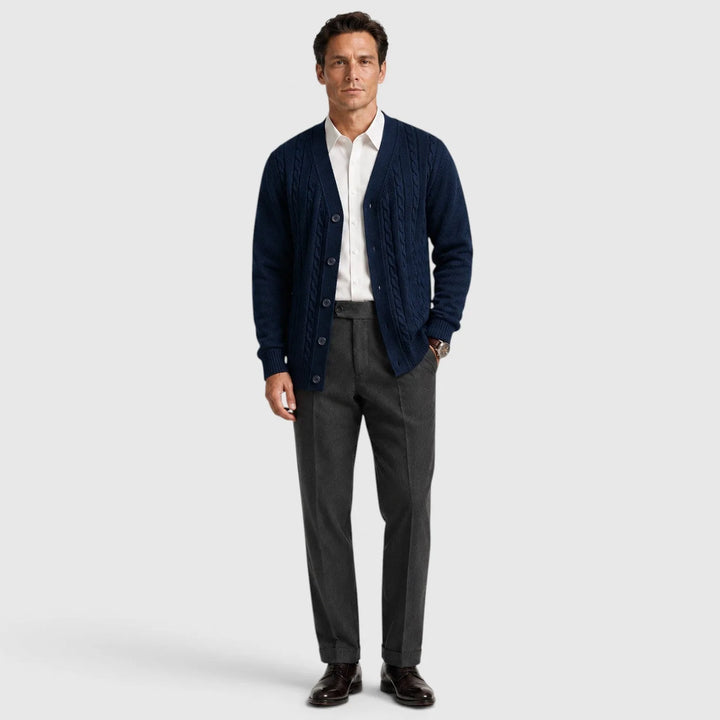 Cardigan met kabelpatroon