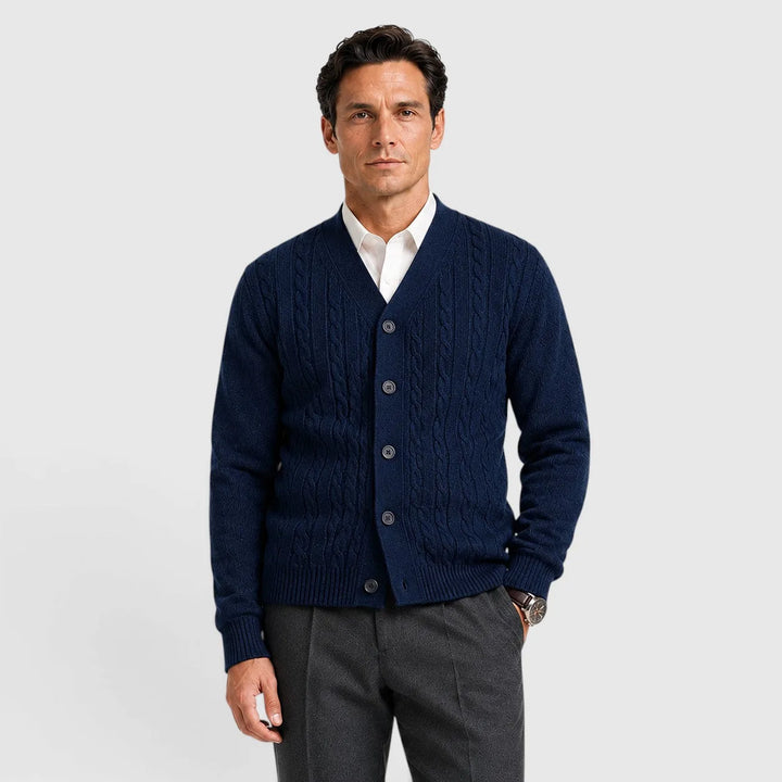 Cardigan met kabelpatroon