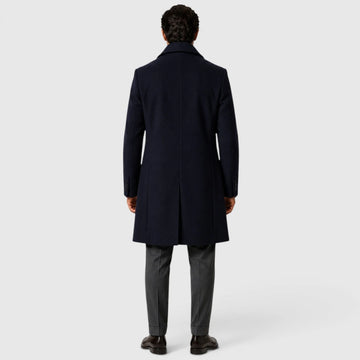 Trenchcoat slim fit met knoopsluiting