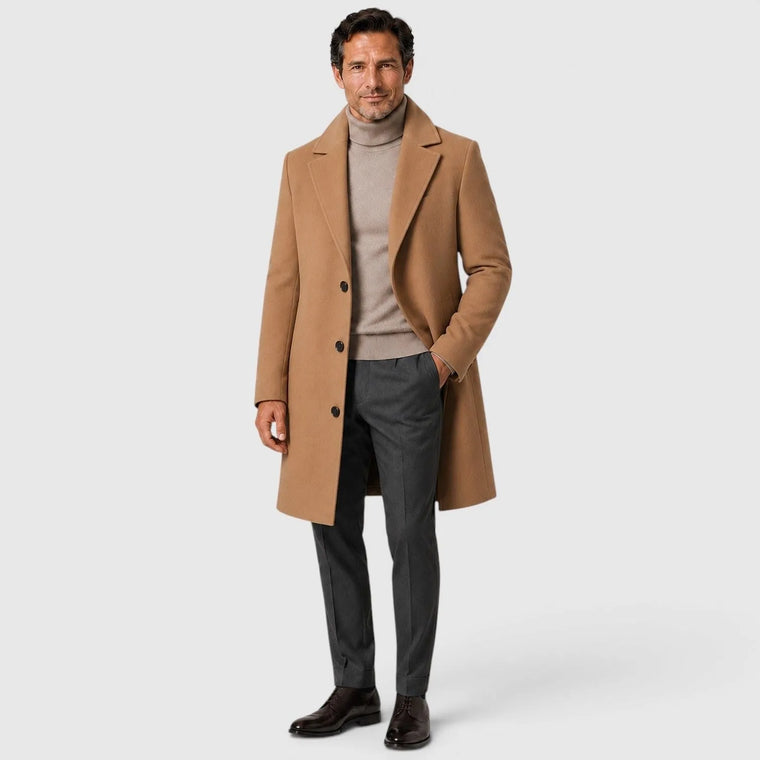 Trenchcoat slim fit met knoopsluiting