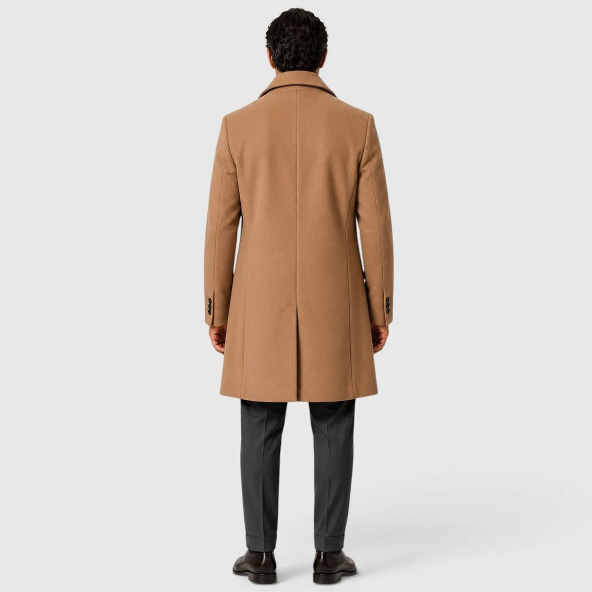 Trenchcoat slim fit met knoopsluiting
