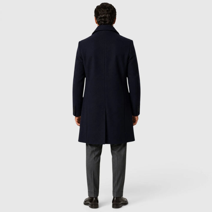 Trenchcoat slim fit met knoopsluiting