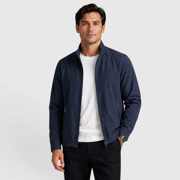 Bomberjack met mock neckline