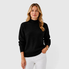 Jumper met mock neckline