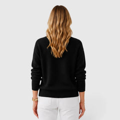 Jumper met mock neckline