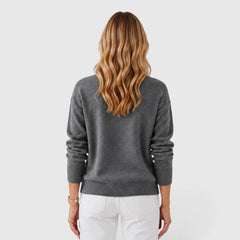 Jumper met mock neckline