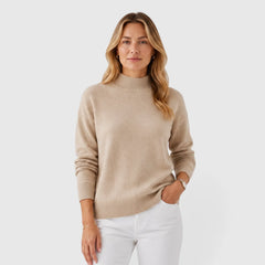 Jumper met mock neckline
