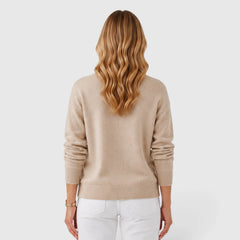 Jumper met mock neckline