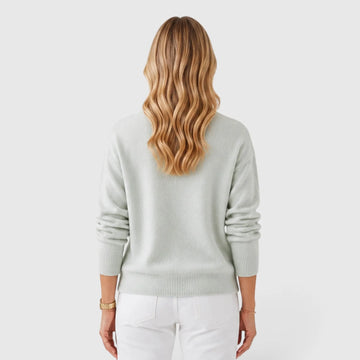 Jumper met mock neckline