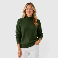 Jumper met mock neckline