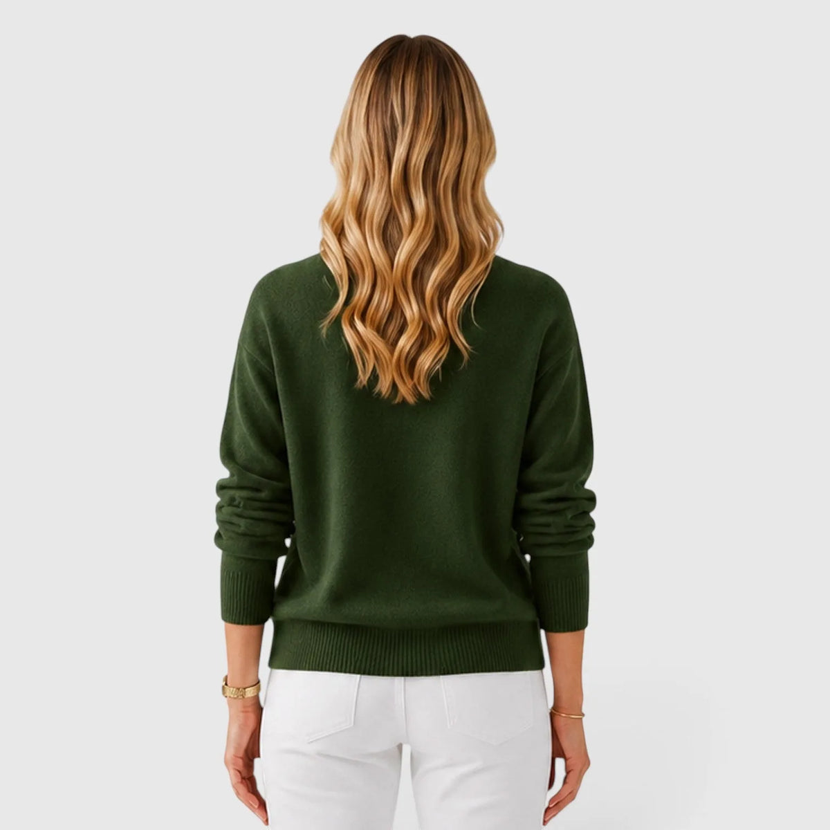 Jumper met mock neckline