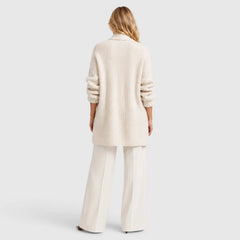 Cardigan met open front en zakken