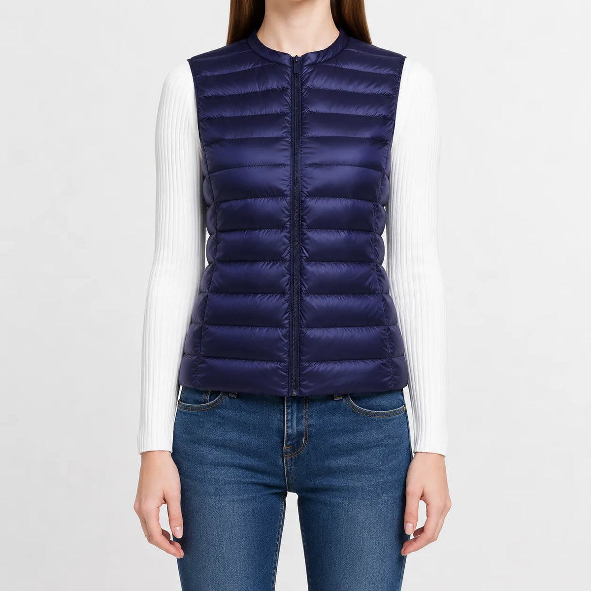 Lichtgewicht quilted gilet