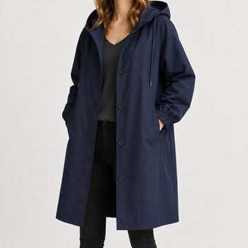 Hooded waterdichte jas