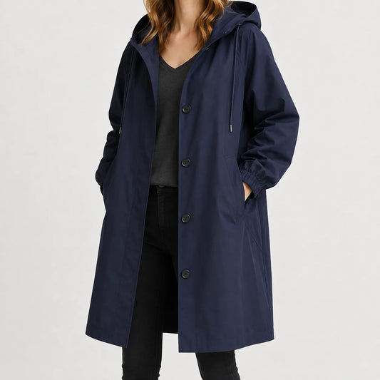 Hooded waterdichte jas
