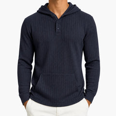 Hoodie met textuur en capuchon