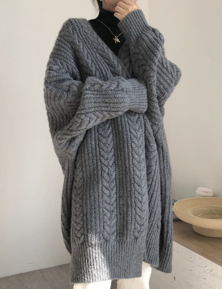 Nikki | Comfortabel lang dames vest in de kleur Donkergrijs voor dames in Smart-casual stijl ideaal voor de winter
