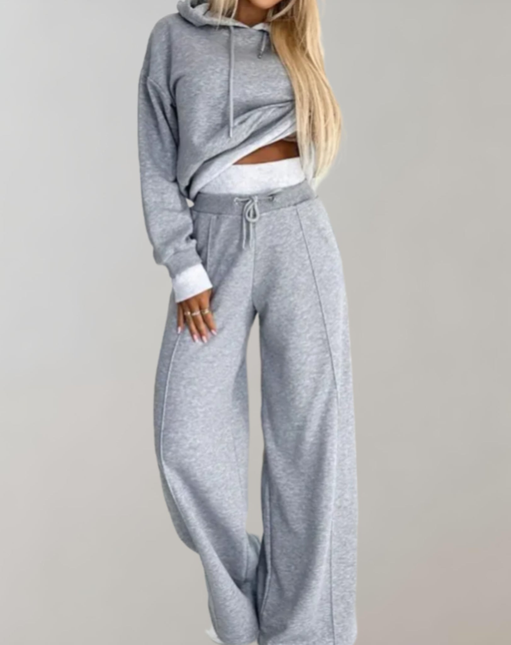 Damen 2 Stück Casual Outfits Half Zipper Pullover Langarm Top und 2 in 1 Shorts Damen 2 Stück Casual Outfits Half Zipper Pullover Langarm Top und 2 in 1 Shorts
