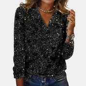 Priscilla - Glitter top voor dames afbeelding 1