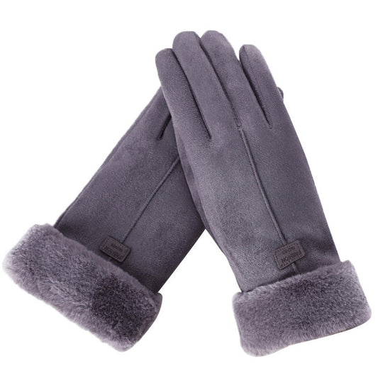 Nina | Heerlijk warme handschoenen in de kleur Grijs voor dames in Lounge stijl ideaal voor de winter