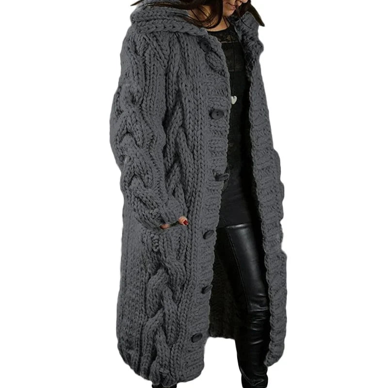 Nina | Stijlvol Dik Gebreid Dames Vest