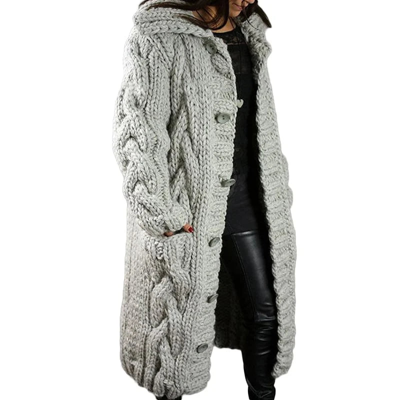Nina | Stijlvol Dik Gebreid Dames Vest