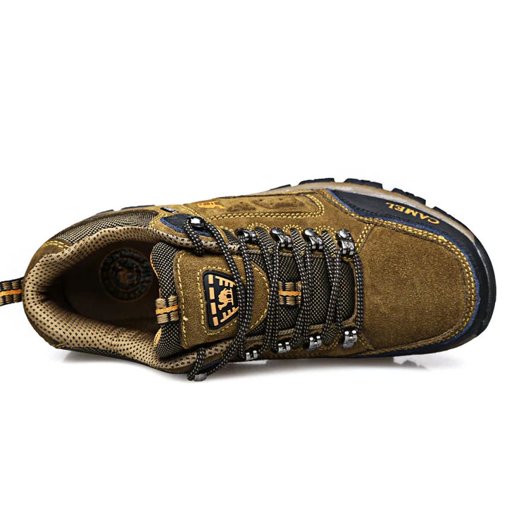 Noa | Innovatieve dameswandelschoenen met ondersteunende zool in de kleur Khaki voor dames in Outdoor stijl geschikt voor alle seizoenen.