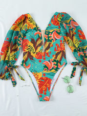Noa | Kleurrijke & unieke boho bikini in de kleur High-Waist Bonita Bikini voor dames in Beach stijl ideaal voor de zomer.