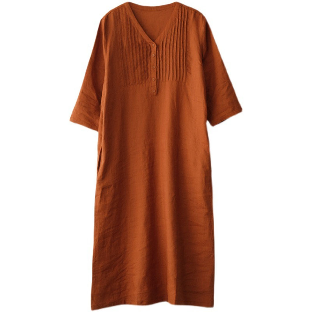 Noor | Stijlvolle Winterjurk in de kleur Beige voor dames in stijl ideaal voor de winter