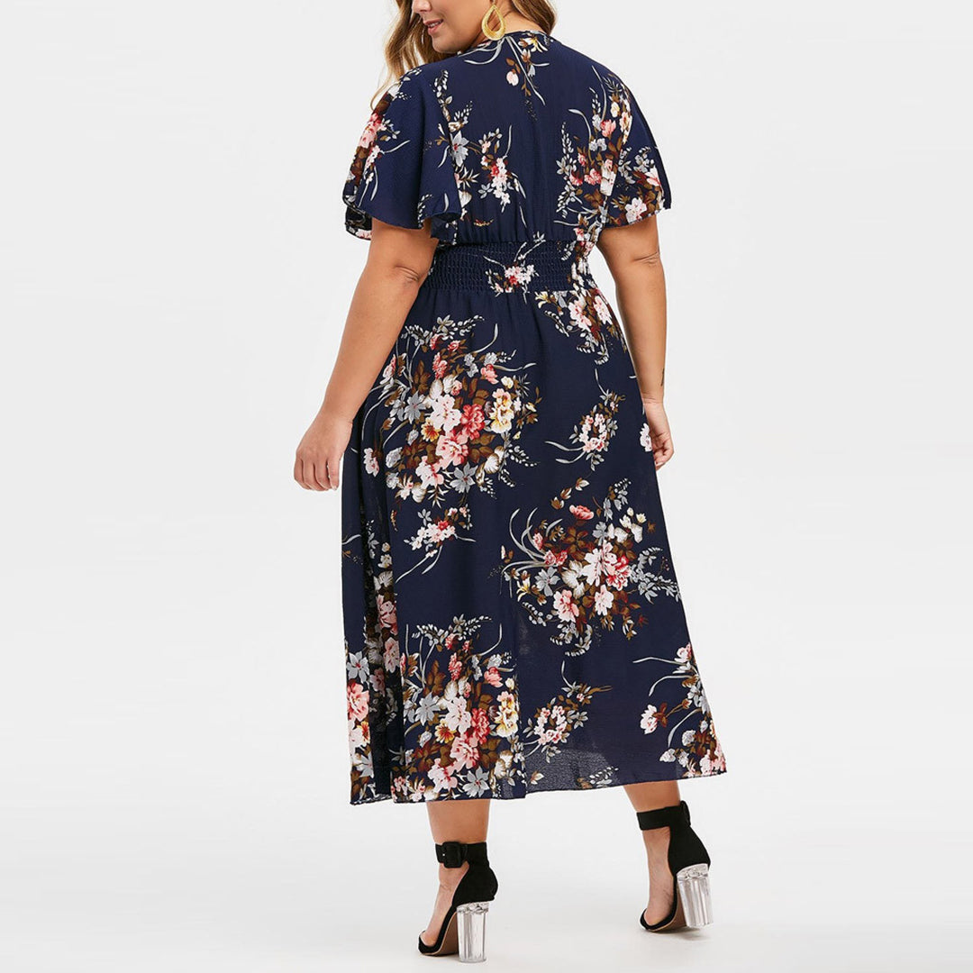 Nynke | Tijdloze damesjurk in de kleur Marineblauw voor dames in stijl ideaal voor de lente.