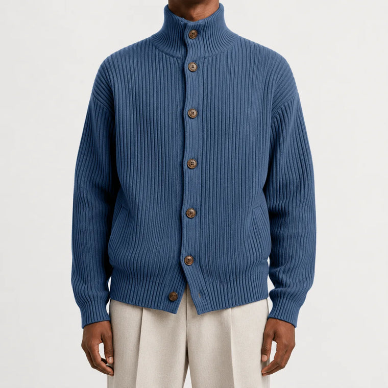 Cardigan met roll neck