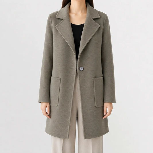 Trenchcoat met notched lapel