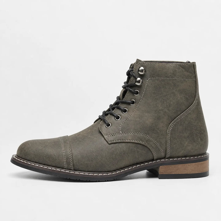 Veterschoenen boots met cap toe
