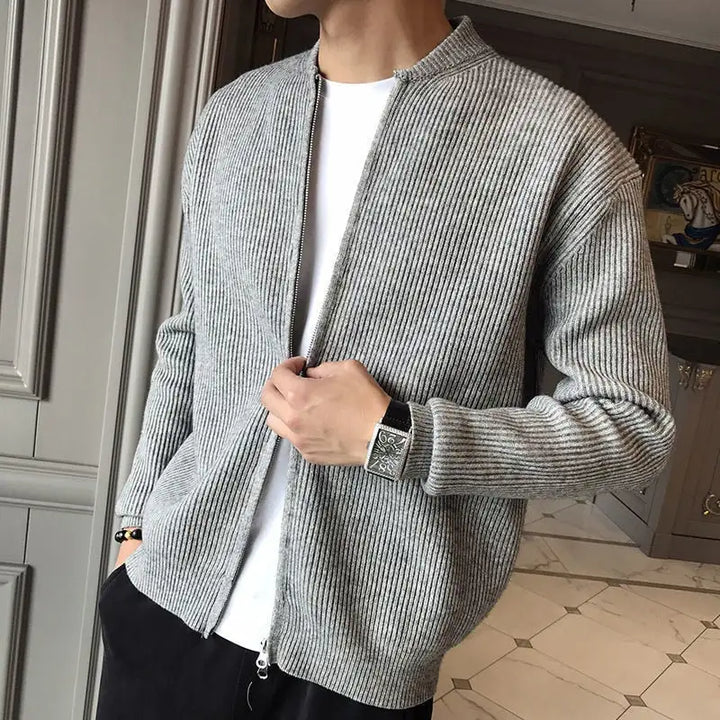 Olivier | Zacht katoenen gilet in de kleur Beige voor heren in stijl geschikt voor alle seizoenen.